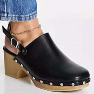 Z_Code_Z Mira clogs in black - BLACK